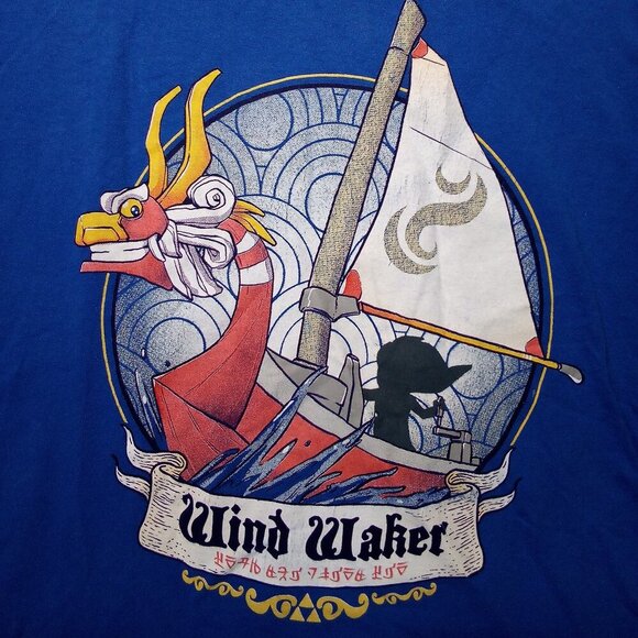 Vintage Legend Of Zelda Wind Waker T-Shirt - Picture 1 of 5